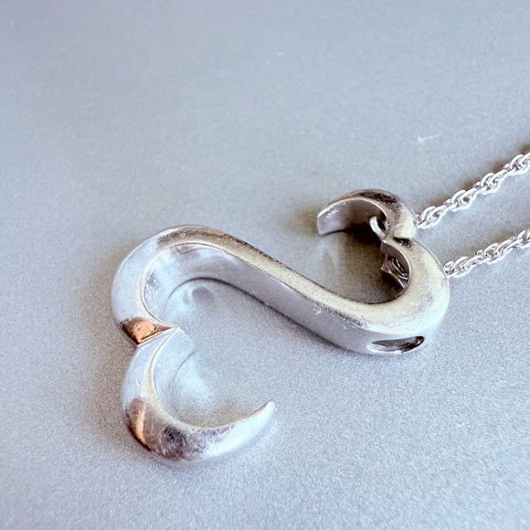 Jane Seymour Open Hearts Sterling Silver 925 Pendant 24' Necklace - Picture 6 of 9